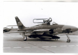 PHOTO AVION  AVIATION F-84 THUNDERFLASH BELGE - Luftfahrt