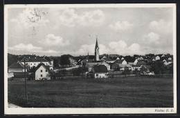 AK Riedau, Ortsansicht Mit Dorfkirche  - Otros & Sin Clasificación