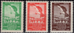 Yugoslavia - Semi-postal / Set Of 3 - Sokol Gymnastics Anniversary - Mi 272~274 - 1934 - Ongebruikt