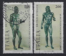 Italy 1981  Bronzen Von Riace  (o) Mi.1773-1774 - 1981-90: Oblitérés