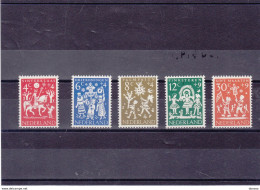 PAYS BAS 1961 ENFANCE Yvert 740-744, Michel 767-771 NEUF** MNH Cote 9 Euros - Unused Stamps