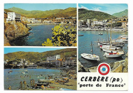 Cerbere - 1972 - Douane - La Plage - Le Port - N° 35.678  # 2-23/28 - Cerbere