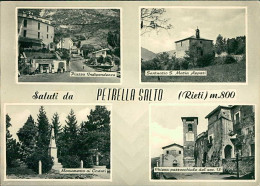 PETRELLA SALTO ( RIETI ) SALUTI / VEDUTINE - EDIZIONE ERCULEI - 1950s (20708) - Rieti