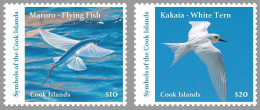 Cook 2023, Flying Fish, Tern, 2val - Marine Web-footed Birds