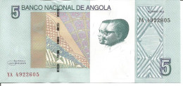 2 ANGOLA NOTES 5 KWANZAS 2012 - Angola