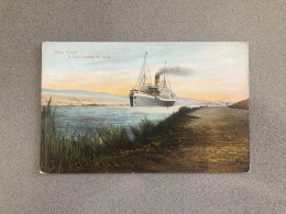 D.O.A.L Passing The Suez Canal Carte Postale Postcard - Sues