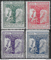 1928 Tripolitania Pro Società Africana 4v. Mc MNH Sassone N. 46/49 - Andere & Zonder Classificatie