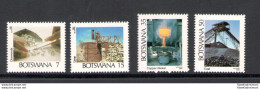 1984 BOTSWANA - Catalogo Yvert N. 489-92 - Industria Mineraria - 4 Valori - MNH** - Autres - Afrique