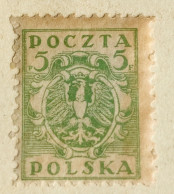 POLOGNE - 1919, Sc# 94 - BELLE DENTELURE - Unused Stamps