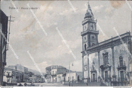 Am757 Cartolina Pedara Piazza Umberto I Provincia Di Catania Sicilia - Catania