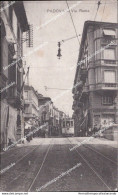 Am766 Cartolina Padova  Citta' Via Roma Tram 1918 - Padova