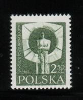 POLAND 1981 UNVEILING OF SILESIAN UPRISING MONUMENT NHM MILITARIA ARMY - Unused Stamps