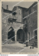 Ae605 Cartolina Abbadia S.salvatore Artistico Angolo Medioevale  Siena - Siena