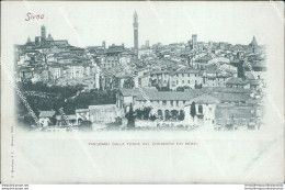 Bo479 Cartolina Siena Citta' Panorama Dalla Torre Del Convento Dei Servi - Siena