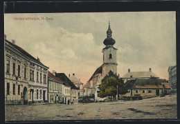 AK Heidenreichstein /N.-Oest., Strassenpartie Mit Kirche  - Andere & Zonder Classificatie