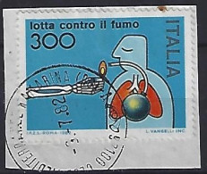 Italy 1982  Kampagne Gegen Das Rauchen  (o) Mi.1789 - 1981-90: Used