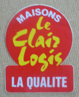 AUTOCOLLANT LE CLAIR LOGIS - LA QUALITE - Stickers