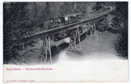 RIGI-BAHN - Schnurtobelbrucke - Precurseur - Undivided Back - Autres & Non Classés