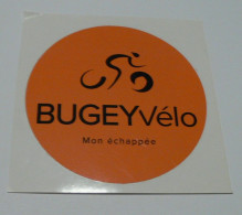 AUTOCOLLANT BUGEY VELO - MON ECHAPPEE - THEME CYCLISME - Stickers