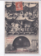 VILLENEUVE-sur-LOT: Voyage Présidentiel Octobre 1907, Concours De Façade, J. Dedieu - Très Bon état - Villeneuve Sur Lot