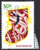 AUSTRALIA 2009 QEII 50c Multicoloured, Christmas-Christmas Stocking FU - Used Stamps