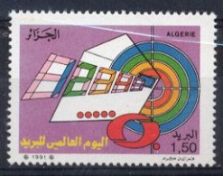 Année 1991-N°1003 Neuf**MNH : Journée Mondiale De La Poste - Algerije (1962-...)