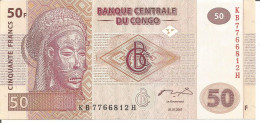 2 CONGO NOTES 50 FRANCS 31/07/2007 - République Démocratique Du Congo & Zaïre