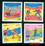 Année 2001-N°1287/1290 Neufs**MNH : Jeux D'Enfants - Série Complète (4 Valeurs) - Algerien (1962-...)