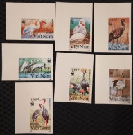 WWF W.W.F. Vietnam Viet Nam MNH Imperf Stamps 1991 : Rare & Precious Cranes / Bird (Ms615) - Viêt-Nam