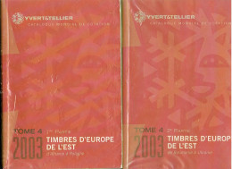 8P - 2 Catalogues Yvert&Tellier 2003 Europe De L'Est - Albanie-Pologne Et Roumanie-Ukraine - Très Bon état - Sonstige & Ohne Zuordnung