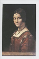 Leornado Di Ser Piero Da Vinci 1452-1519 Léonard De Vinci "La Belle Ferronnière" Portrait De Femme 1495-1499 (cp Vierge) - Peintures & Tableaux