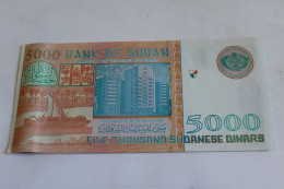 BANK OF SOUDAN 5000 Dinards - Soedan