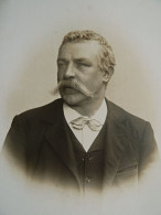 Photo Cabinet Anonyme - Homme, Belle Moustache, Ca 1895-1900 L432 - Alte (vor 1900)