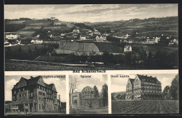 AK Bad Schallerbach, Gasthaus Schallerbacherhof, Sprudel, Hotel Austria, Totalansicht  - Otros & Sin Clasificación