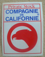 AUTOCOLLANT COMPAGNIE DE CALIFORNIE - TETE AIGLE - Pegatinas