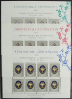 Liechtenstein 1259-1261 Postfrisch Als Kleinbögen #HR620 - Autres & Non Classés