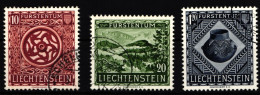 Liechtenstein 319-321 Gestempelt #HR682 - Andere & Zonder Classificatie