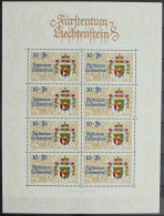 Liechtenstein 1136 Postfrisch Als Kleinbogen #HR616 - Andere & Zonder Classificatie