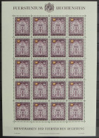 Liechtenstein Dienstmarken 69 Postfrisch Als Kleinbogen #HR629 - Sonstige & Ohne Zuordnung