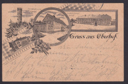 Vorläufer Oberhof Thüringen Ansichtskarte Frühe Karte Jagdschloß Schmücke 1892 - Autres & Non Classés