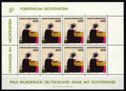 Liechtenstein 1123 Postfrisch Als Kleinbogen, Kunst #HR640 - Other & Unclassified