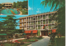 ABANO TERME DETTAGLI HOTEL TERME QUISISANA ANNO 1972 VIAGGIATA - Padova