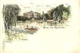 Gruss Aus Karlsruhe - Litho - C. Liebich - Karlsruhe