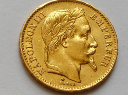 Très Belle Pièce De 20 F OR De NAPOLEON III De 1869 BB SUP - 20 Francs (gold)