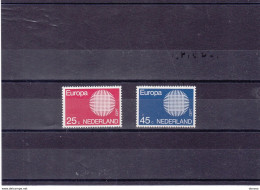 PAYS BAS 1970 EUROPA Yvert 914-915, Michel 942-943 NEUF** MNH Cote 2,50 Euros - Unused Stamps