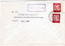 BRD 1963, Landpost Stpl. 5501 SCHLEIDWEILER Auf Brief M. 2x20 Pf. - Collections