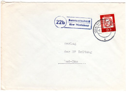 BRD 1962, Landpost Stpl. 22b BANNBERSCHEID über Montabaur Auf Brief M. 20 Pf. - Collections