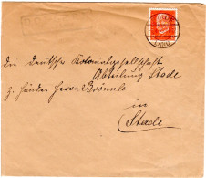 DR 1933, Landpost Stpl. DOLLERN Stade Land Auf Brief M. 12 Pf.  - Cartas & Documentos