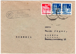 1948, Landpost Stpl. GARLSTORF über Dahlenburg Auf Brief M. 20+2x5 Pf. - Storia Postale