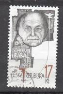 Ceska 2014 Mi Nr 800 , Bohumil Hrabal - Used Stamps